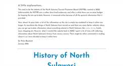 Desktop Screenshot of north-sulawesi.org